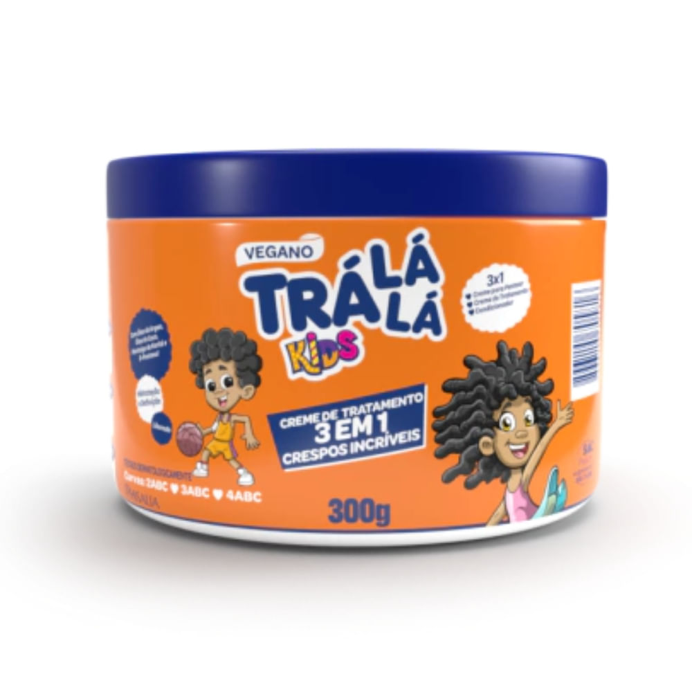 CREME DE TRATAMENTO TRA LA LA KIDS 3 EM 1 300G