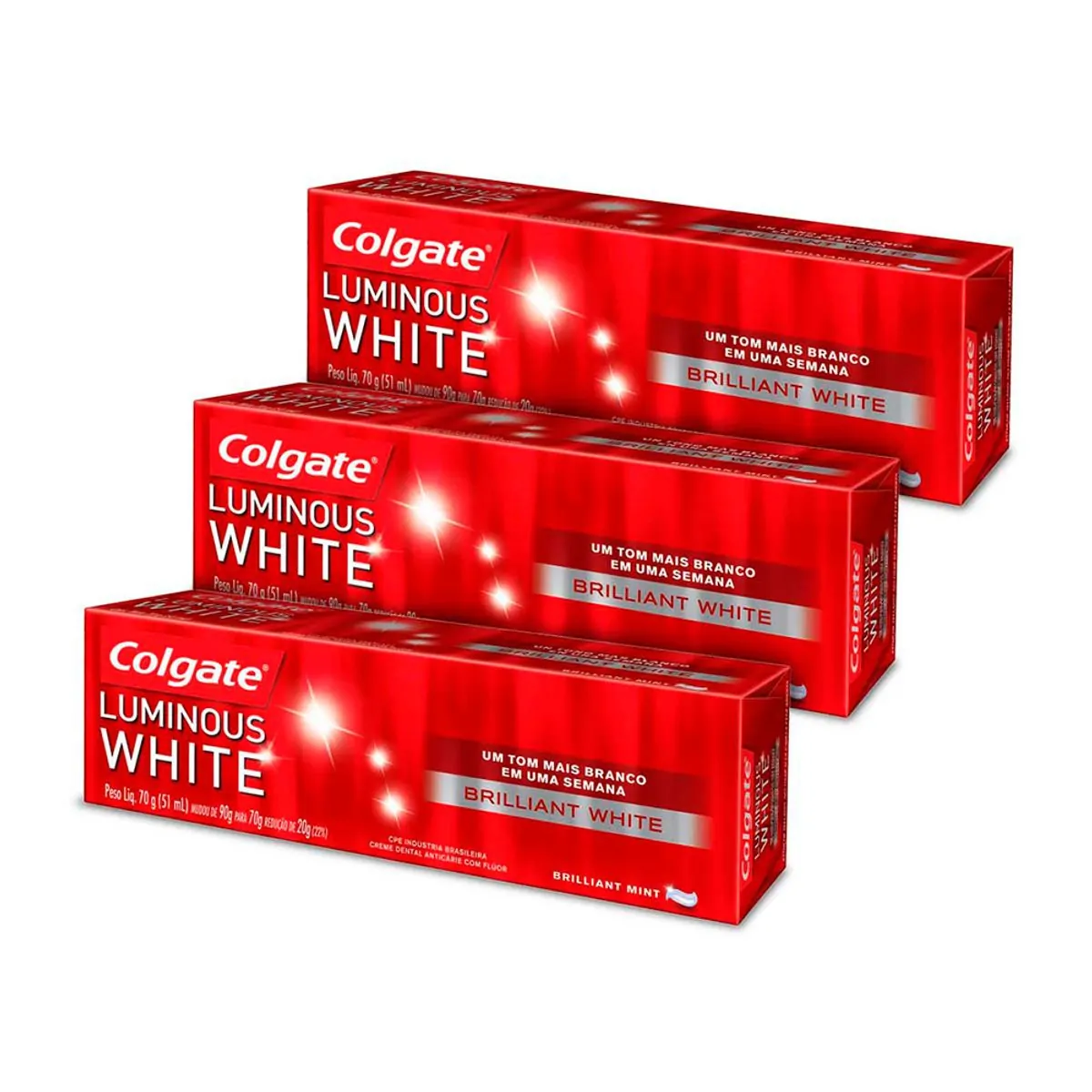 CREME DENTAL COLGATE LUMINOUS WHITE BRILLIANT 90G