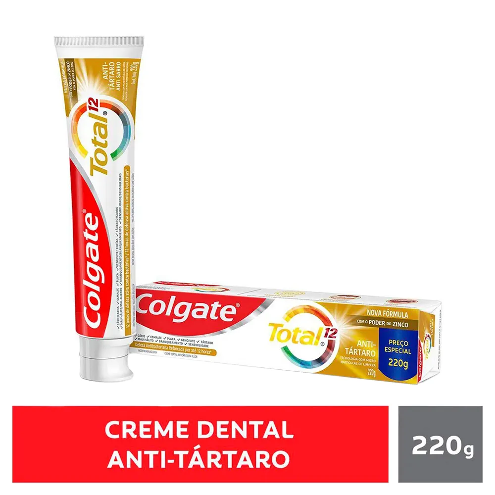 CREME DENTAL COLGATE TOTAL 12 220G