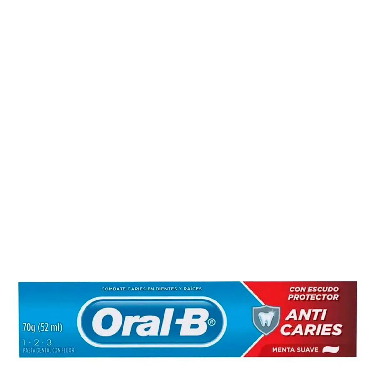 CREME DENTAL ORAL-B 123 MENTA SUAVE 70G