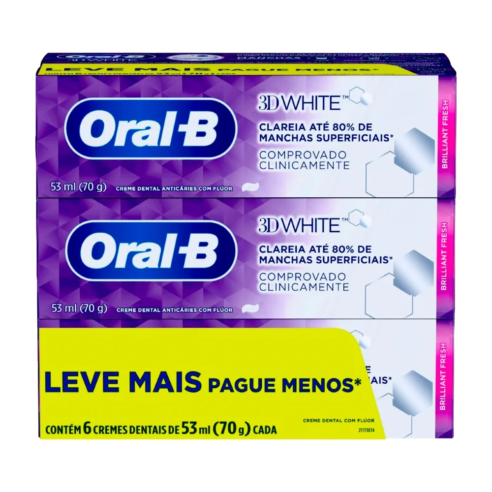 Thumbnail de CREME DENTAL ORAL-B 3D WHITE 70G