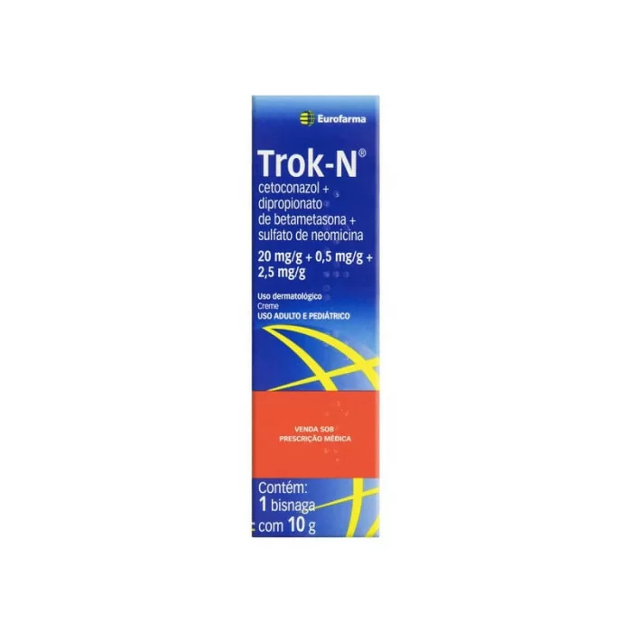 Thumbnail de CREME DERMATOLOGICO TROK 20+0.5MG/G EUROFARMA BISNAGA COM 10G