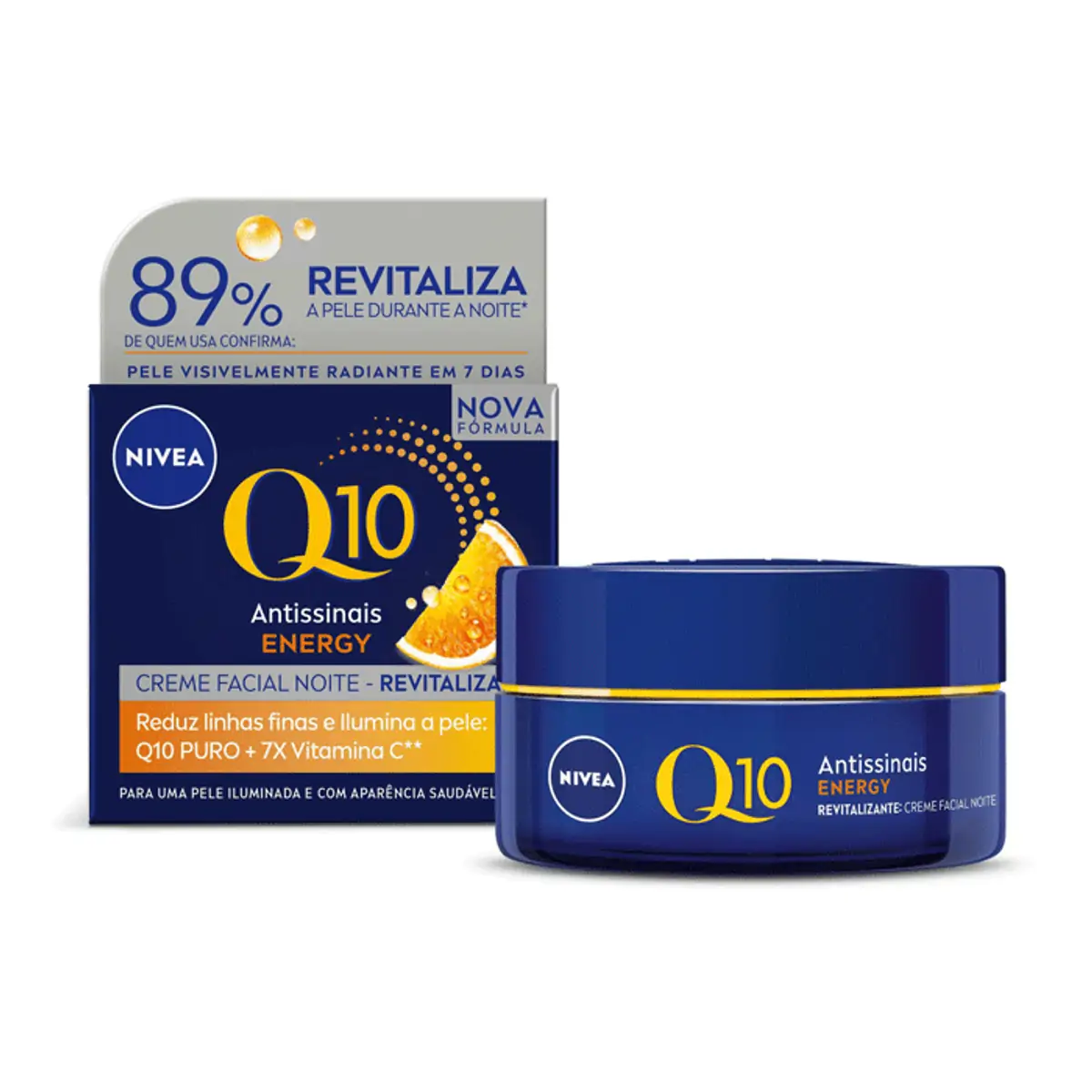 CREME NIVEA ANTISSINAIS Q10 ENERGY NOITE 50G