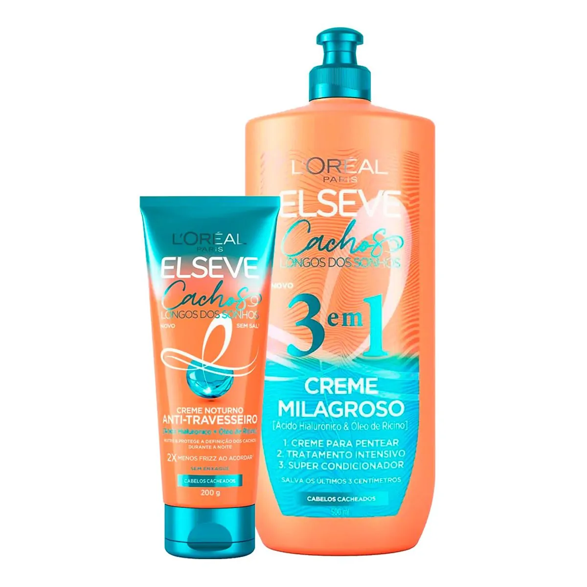 CREME NOTURNO ELSEVE CACHOS 200G