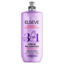 CREME PARA PENTEAR ELSEVE HIDRA HIALURONICO 3 EM 1 500ML