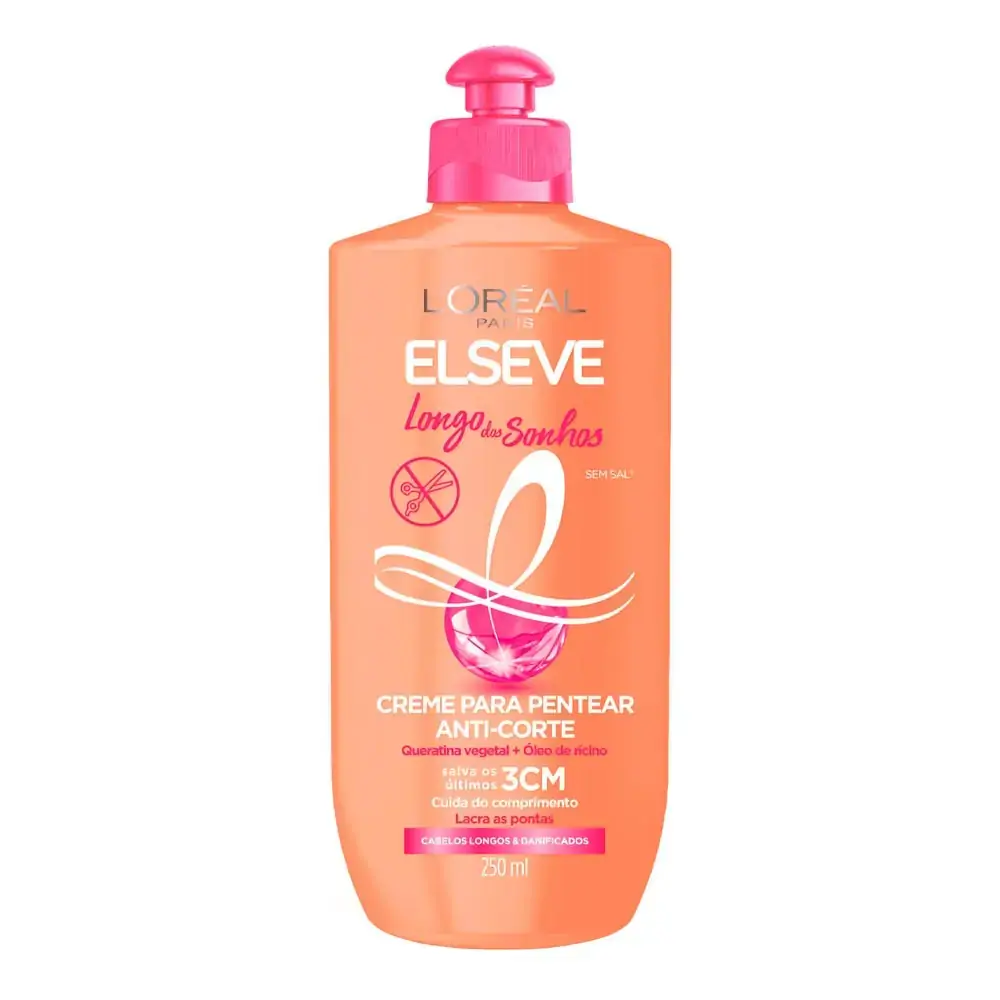 CREME PARA PENTEAR ELSEVE LONGO DOS SONHOS 250ML