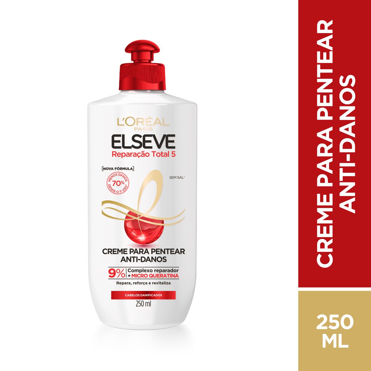 Thumbnail de CREME PARA PENTEAR ELSEVE REPARACAO TOTAL 5 250ML