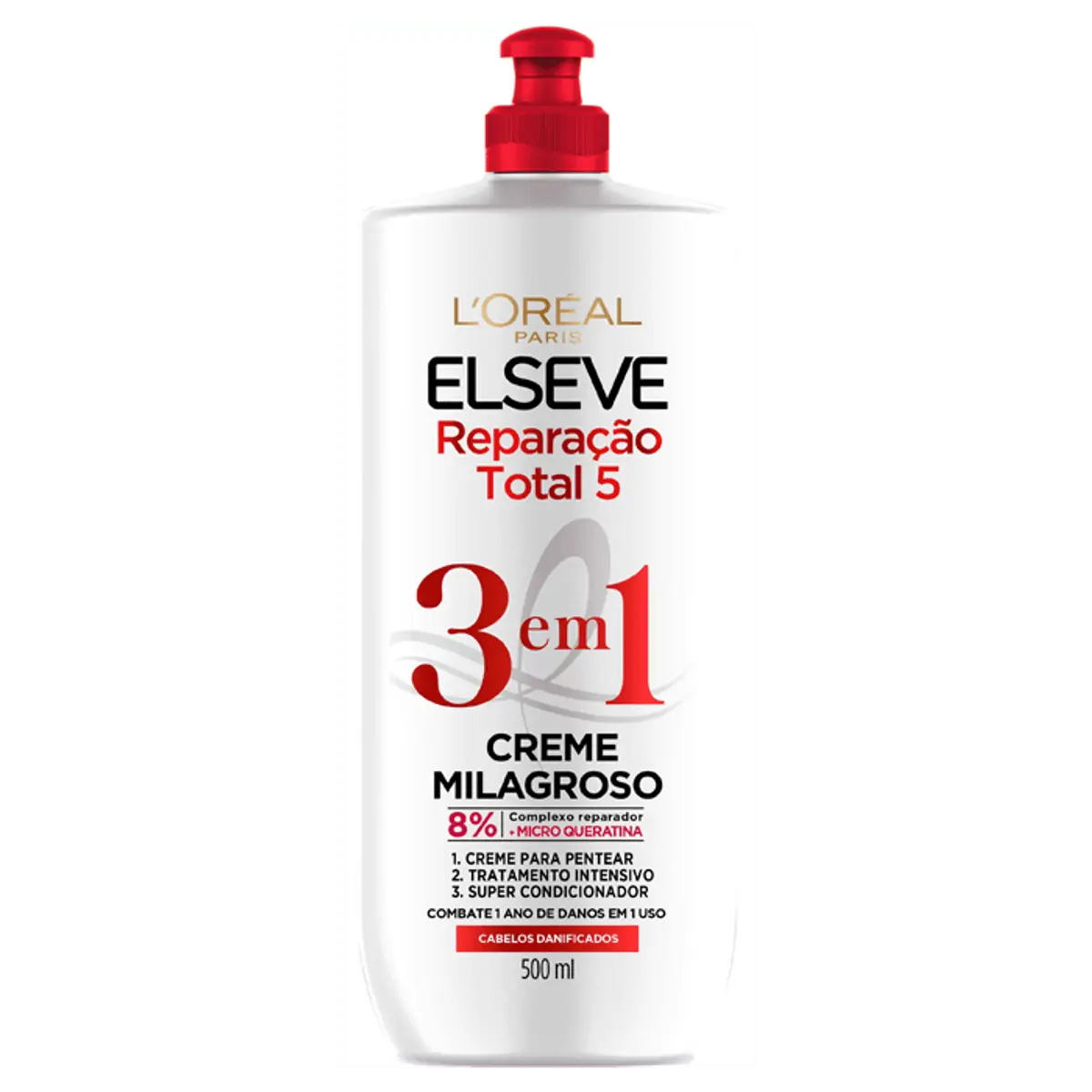 Thumbnail de CREME PARA PENTEAR ELSEVE REPARACAO TOTAL 5 3 EM 1 500ML