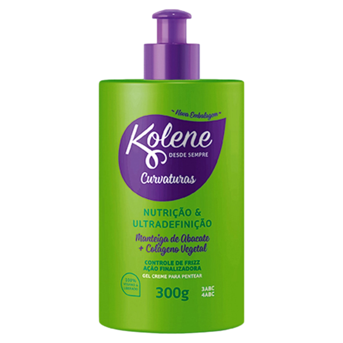 CREME PARA PENTEAR KOLENE CURVATURAS 300ML