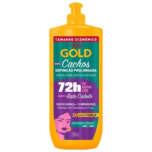 Thumbnail de CREME PARA PENTEAR NIELY GOLD CACHOS DEFINIDOS PRO 500ML