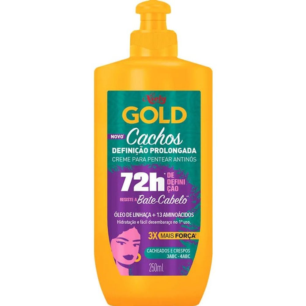 Thumbnail de CREME PARA PENTEAR NIELY GOLD DEFINICAO PROLONGADA 250ML