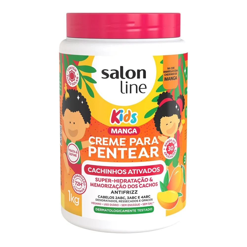 CREME PARA PENTEAR SALON LINE KIDS MANGA 1KG