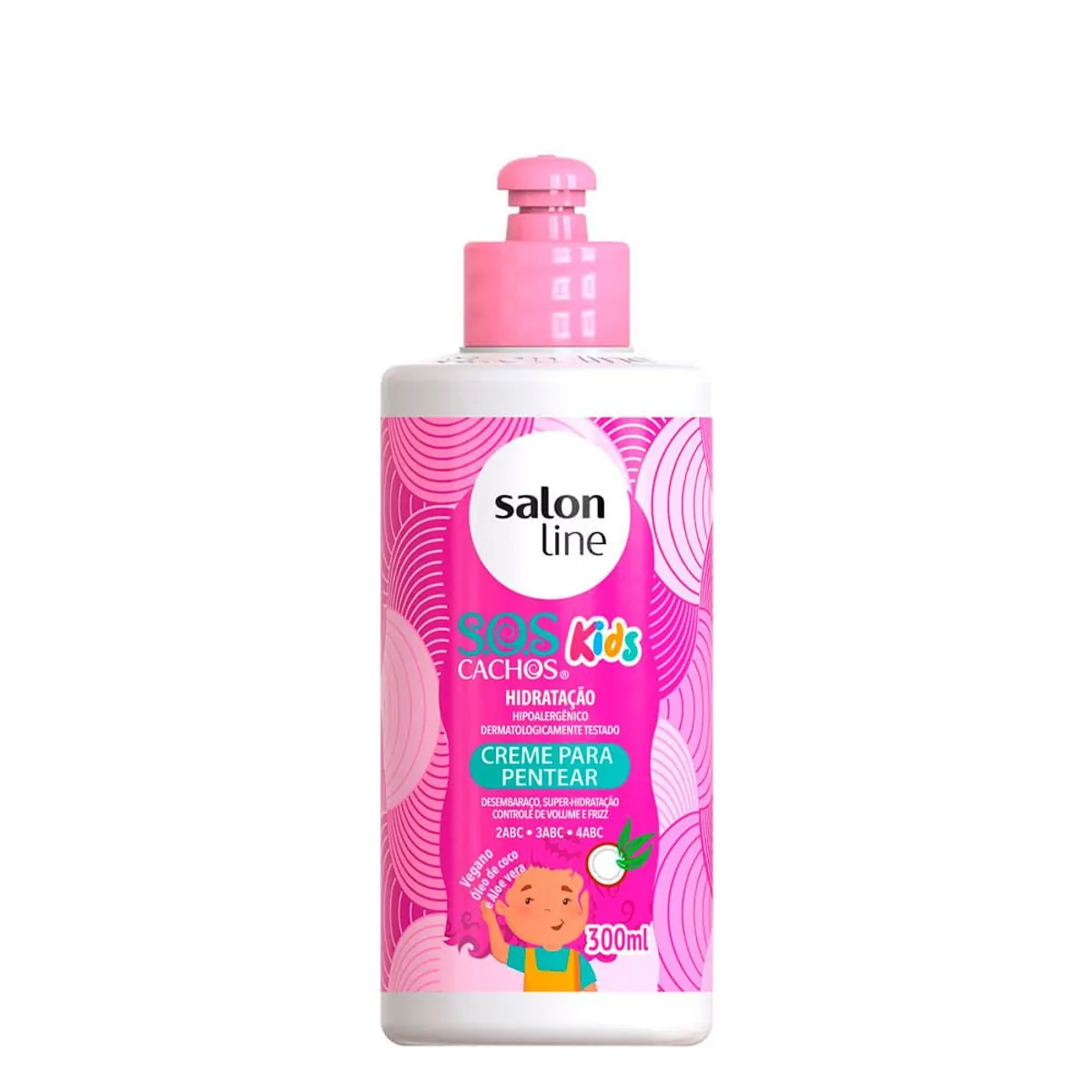 CREME PARA PENTEAR SALON LINE SOS KIDS 300ML