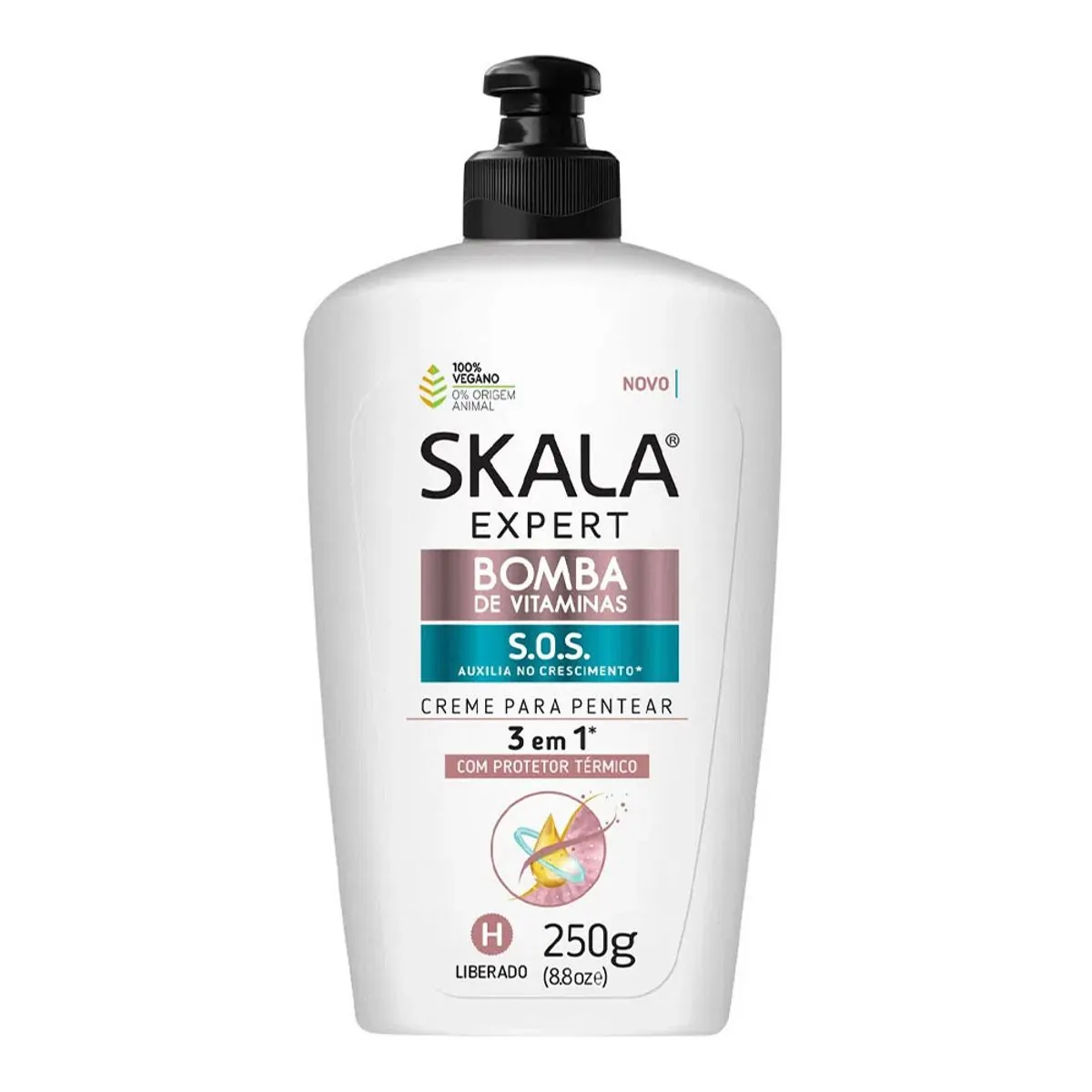 Thumbnail de CREME PARA PENTEAR SKALA BOMBA DE VITAMINAS 250G