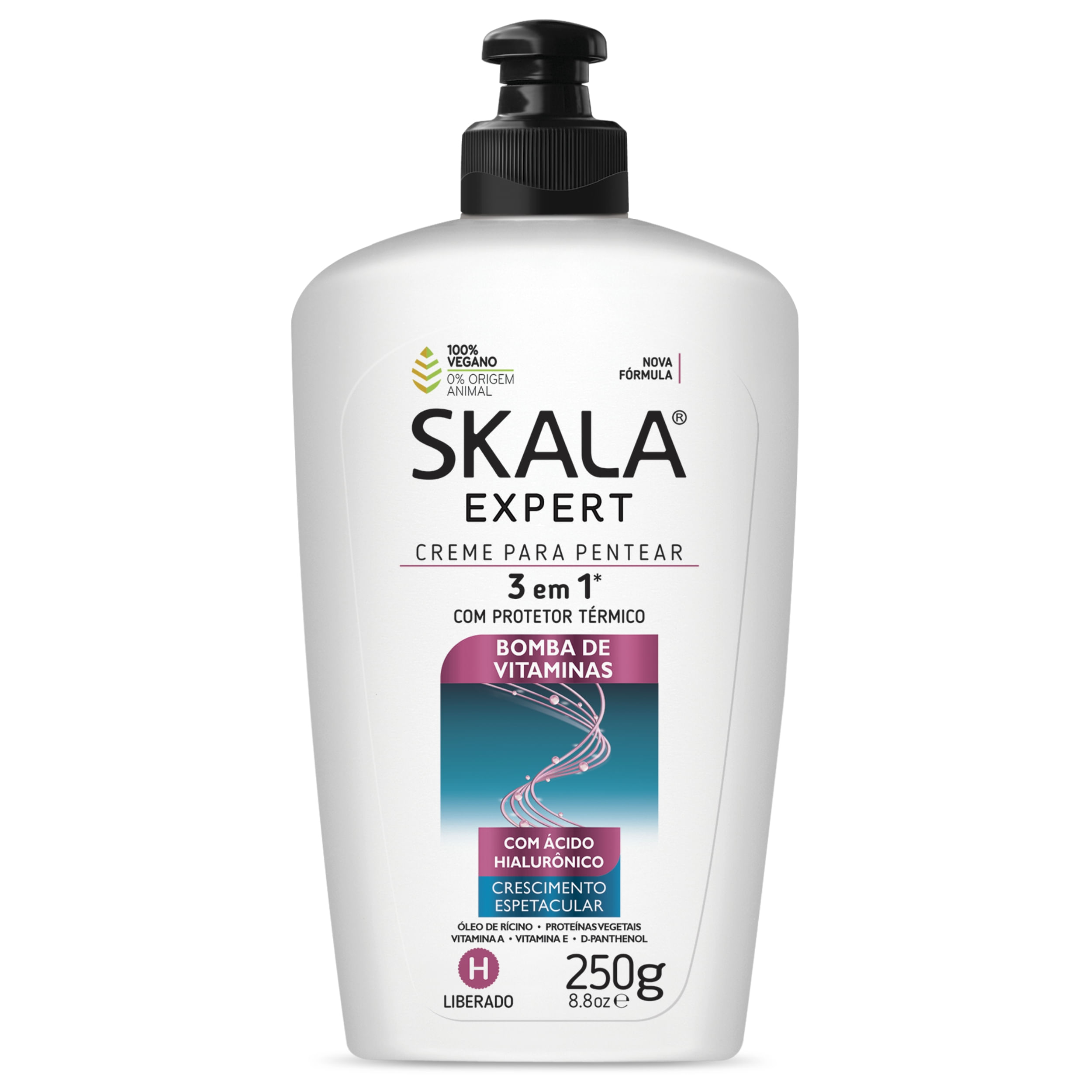 CREME PARA PENTEAR SKALA BOMBA DE VITAMINAS 250G