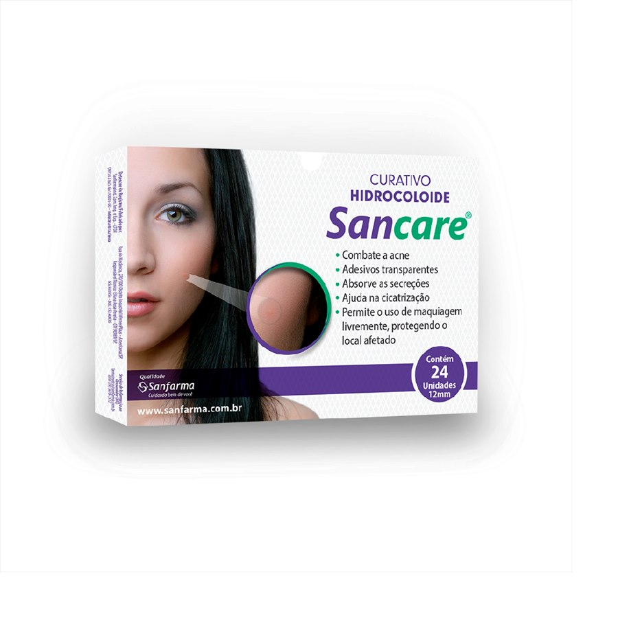 CURATIVO HIDROCOLOIDE SANCARE COM 24 UNIDADES