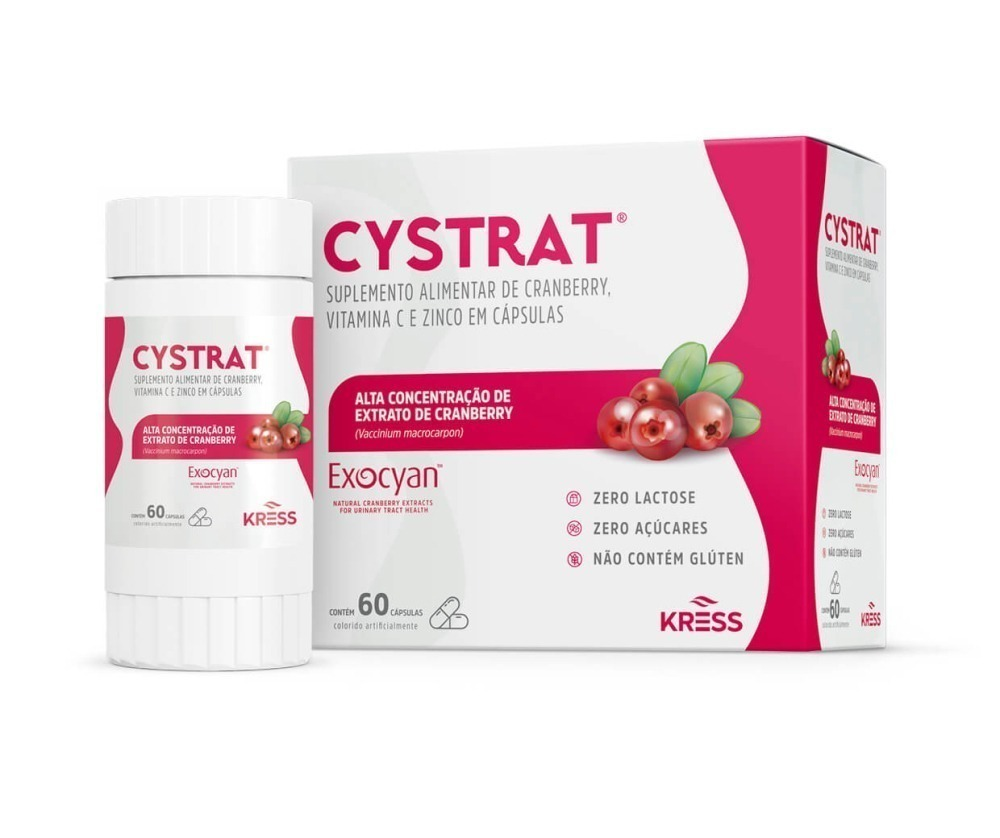 CYSTRAT EXOCYAN CRANBERRY KRESS COM 60 CAPSULAS