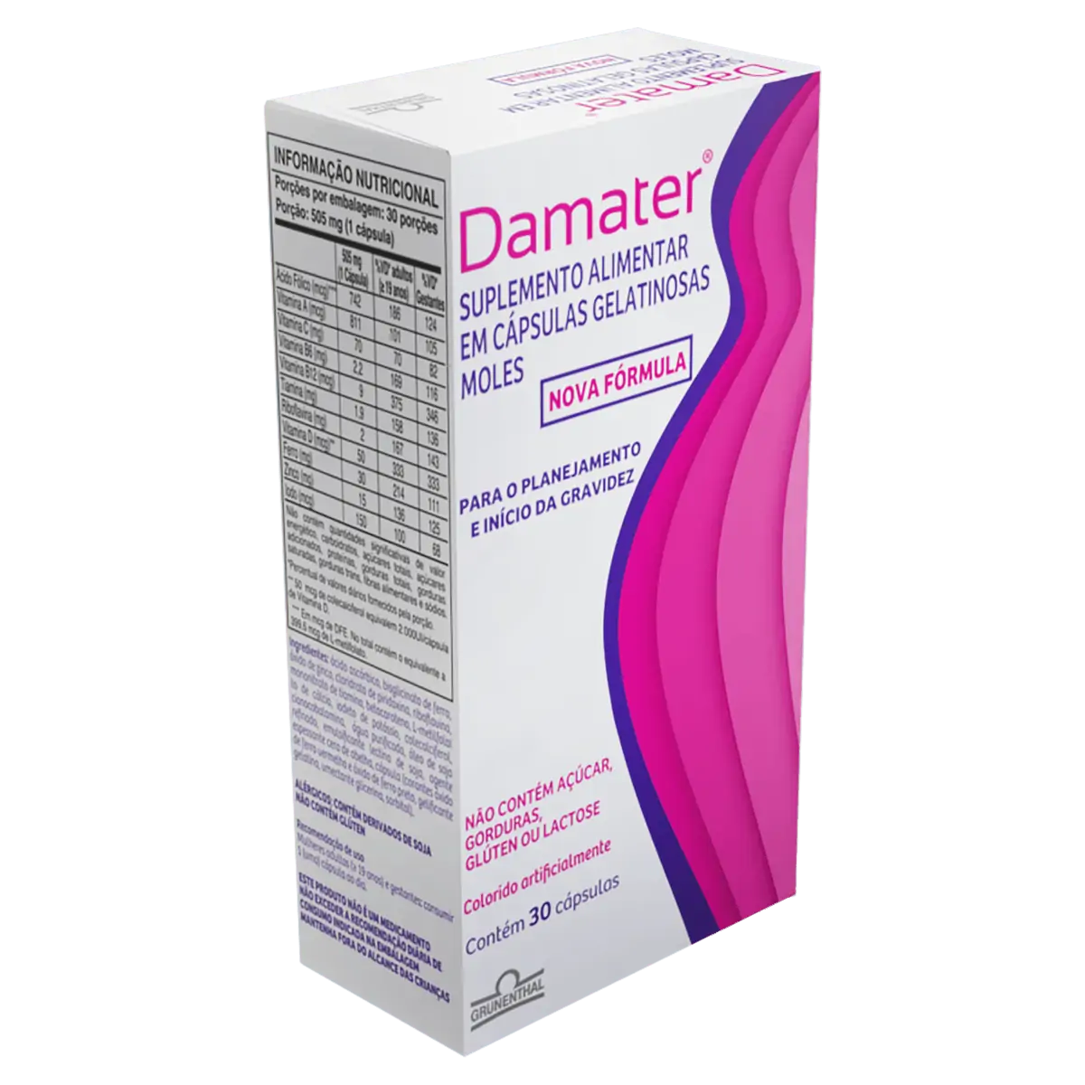 DAMATER FS SUPLEMENTO ALIMENTAR COM 30 CAPSULAS