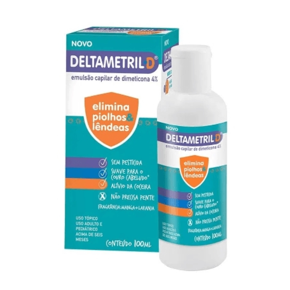 DELTAMETRIL D 4% EMULSAO FRASCO COM 60ML