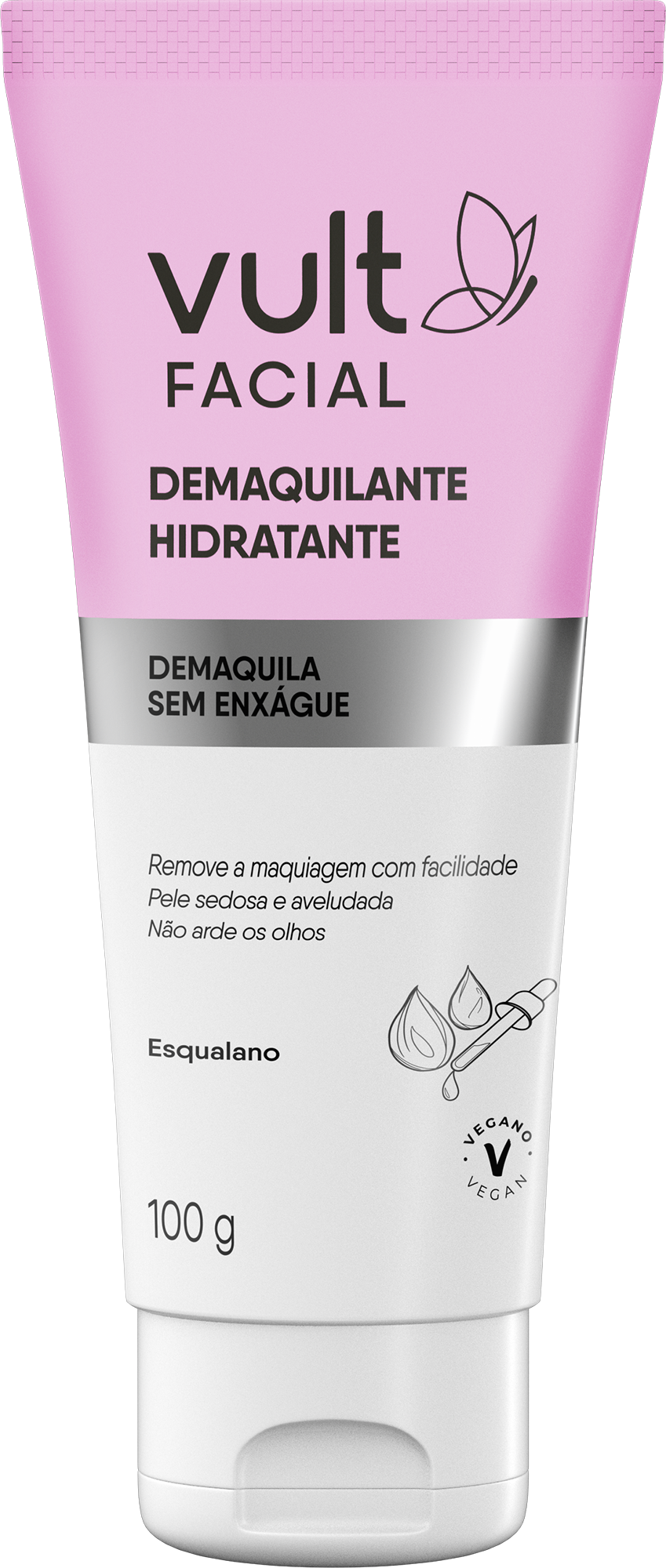 DEMAQUILANTE HIDRATANTE VULT CARE 100G