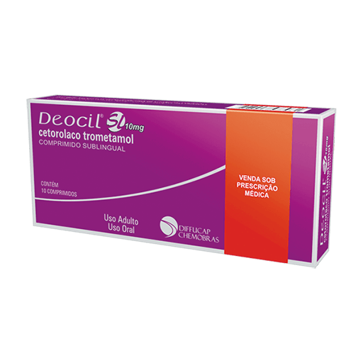 DEOCIL SL 10MG CAIXA COM 10 COMPRIMIDOS