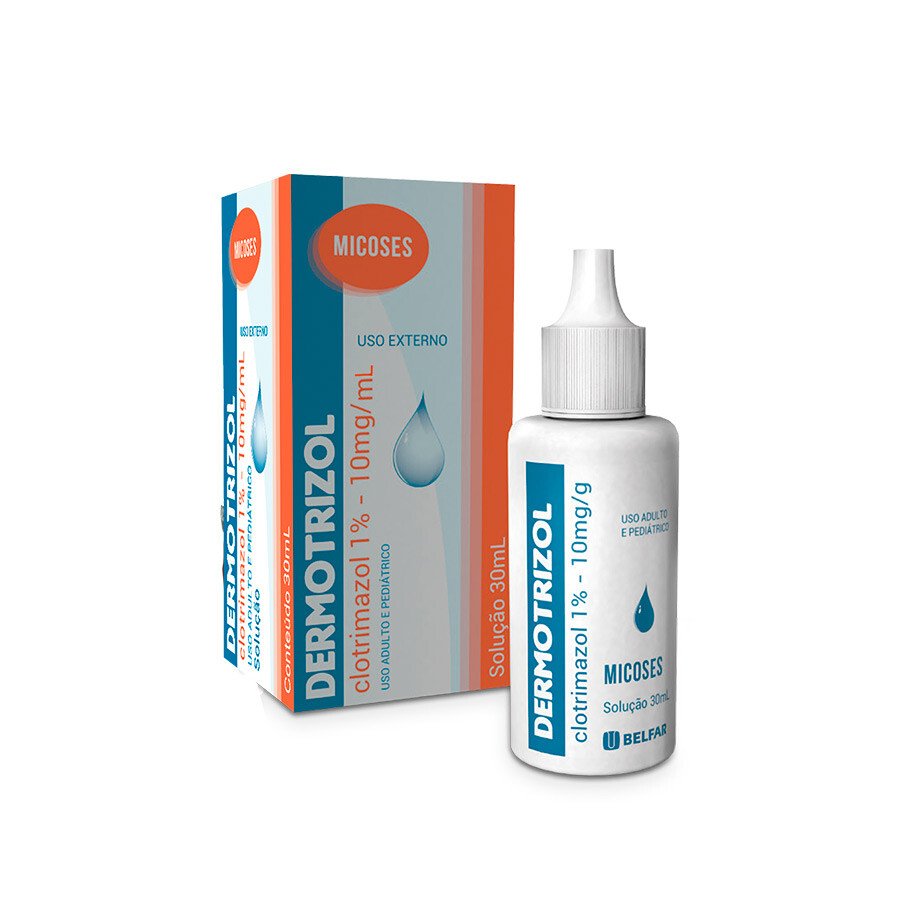 DERMOTRIZOL 10MG/ML SOLUCAO TOPICA GOTAS FRASCO COM 30ML