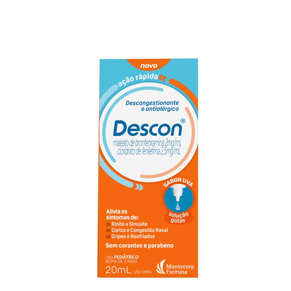 DESCON GOTAS FRASCO COM 20ML