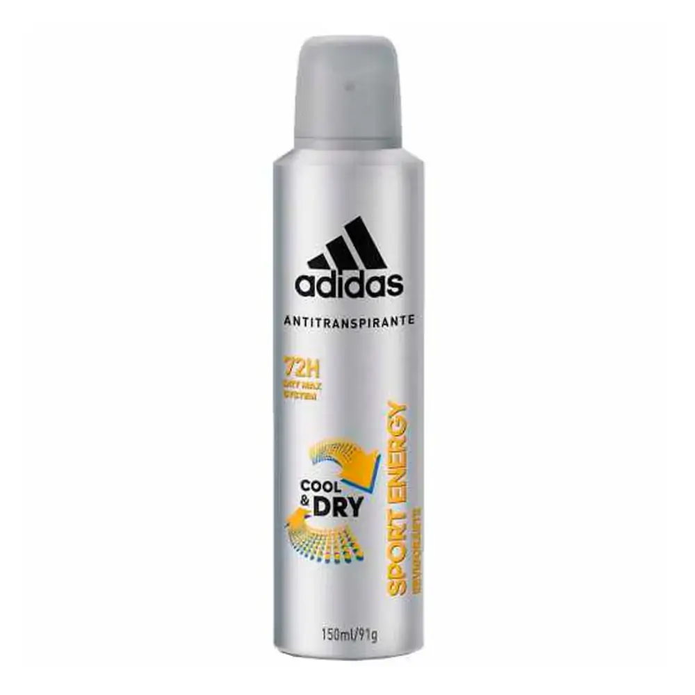 DESODORANTE AEROSOL ADIDAS MASCULINO SPORT ENERGY 150ML