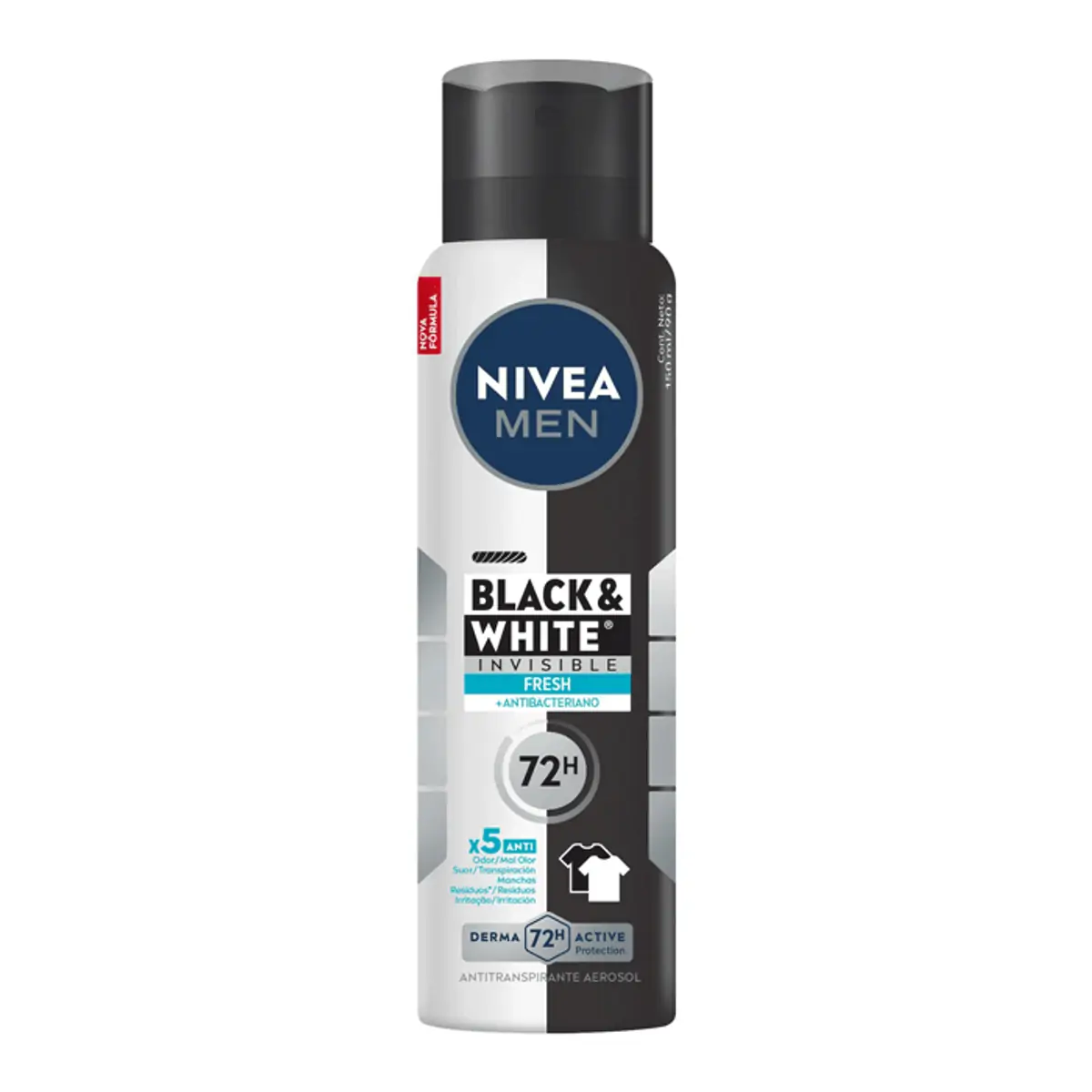 DESODORANTE AEROSOL NIVEA MASCULINO INVISIBLE FRESH 150ML