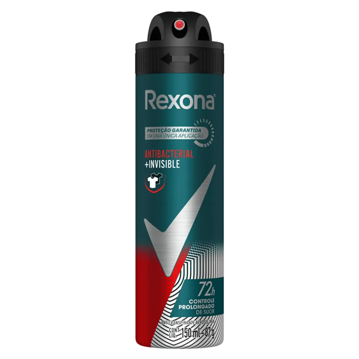 DESODORANTE AEROSOL REXONA MEN ANTIBACTERIAL E INVISIBLE 150ML