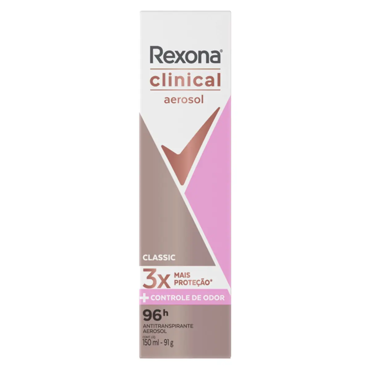 DESODORANTE AEROSOL REXONA WOMEN CLINICAL CLASSIC 150ML