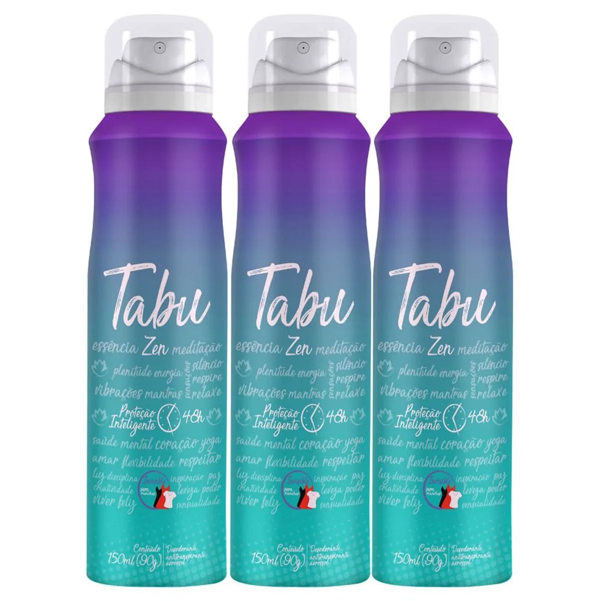 DESODORANTE AEROSOL TABU ZEN 150ML