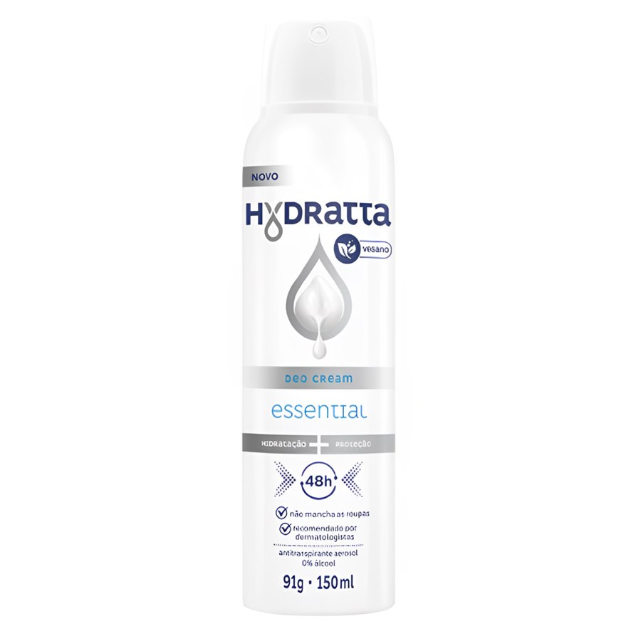 DESODORANTE AEROSSOL FEMININO HYDRATTA ESSENCIAL AZUL 150ML