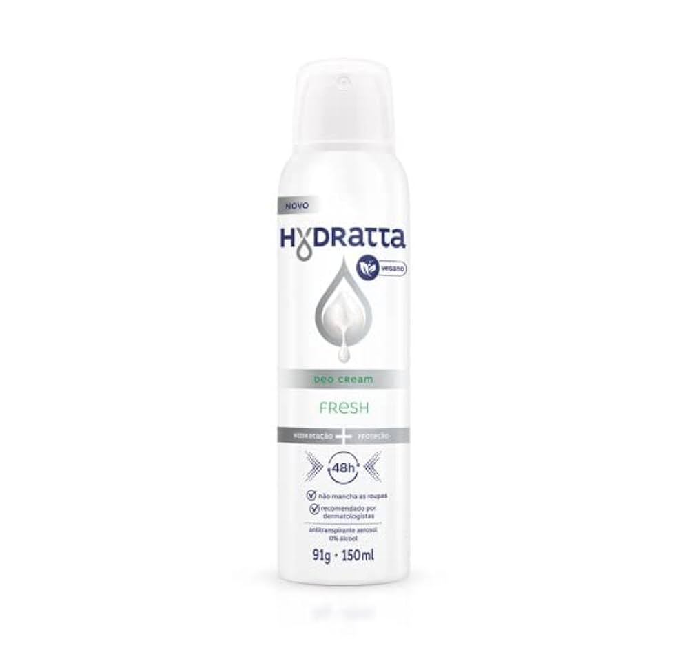 DESODORANTE AEROSSOL FEMININO HYDRATTA FRESH VERDE 150ML
