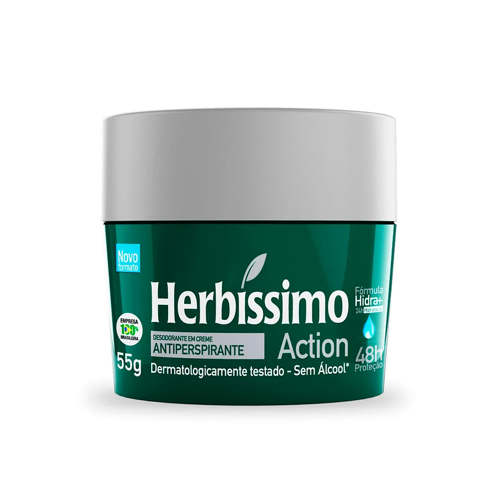 DESODORANTE CREME HERBISSIMO ACTION 55G