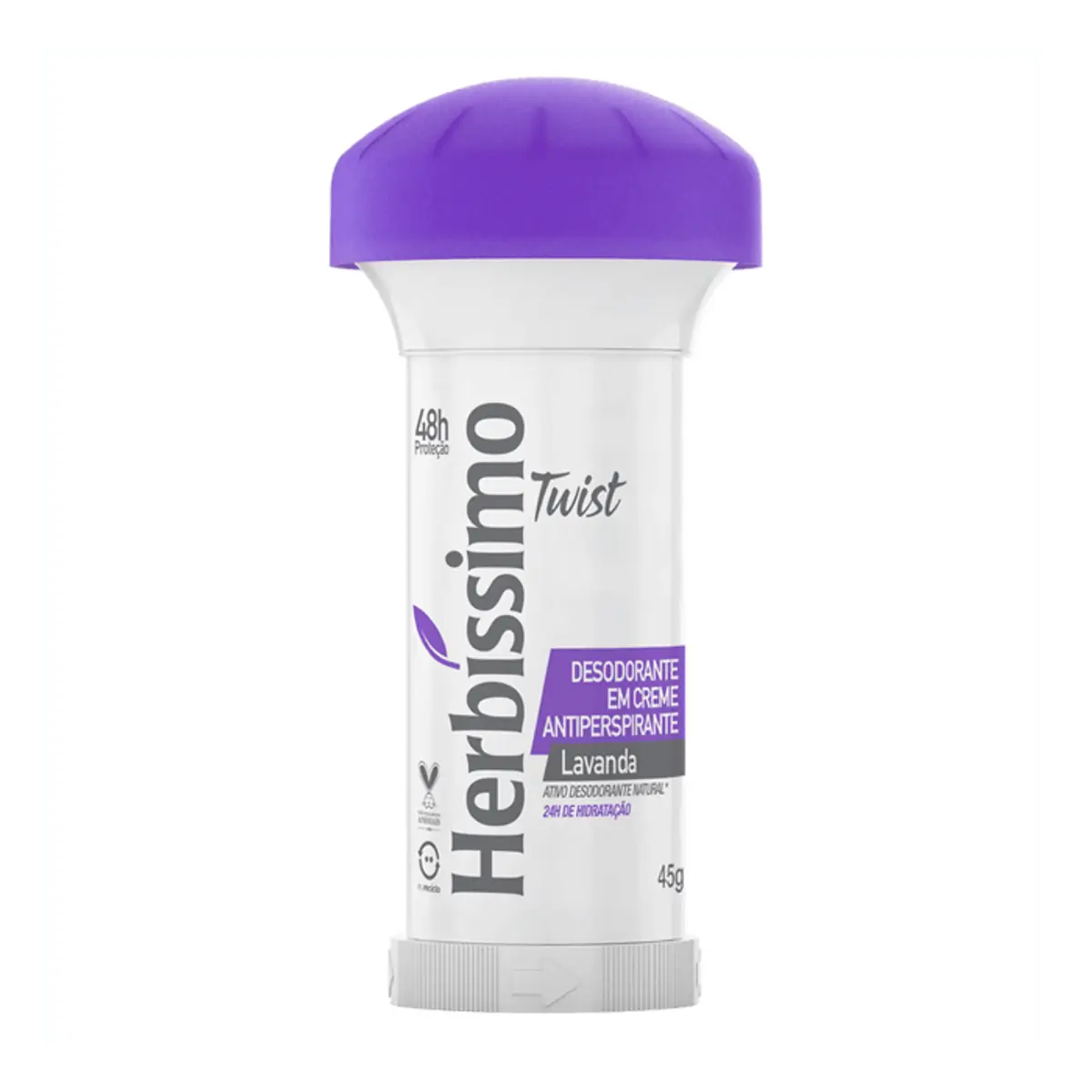 DESODORANTE CREME HERBISSIMO TWIST LAVANDA 45G
