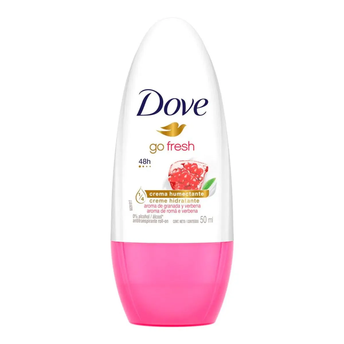 DESODORANTE ROLL ON DOVE GO FRESH ROMA E VERBENA 50ML