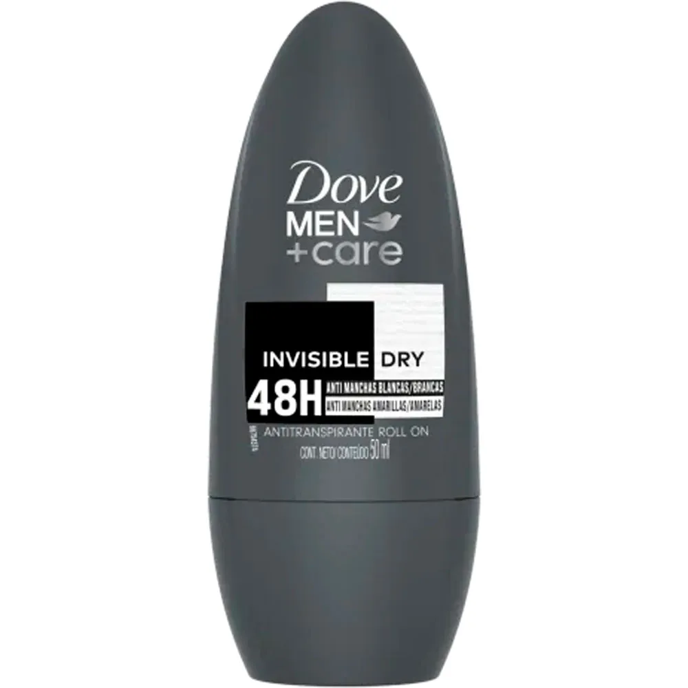 DESODORANTE ROLL ON DOVE MEN CARE INVISIBLE DRY 50ML