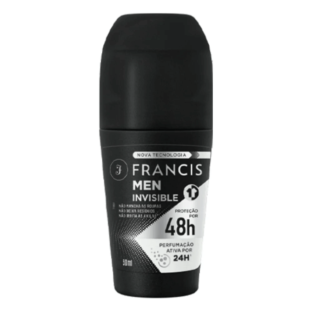 DESODORANTE ROLL ON FRANCIS MASCULINO AMARELO 50ML