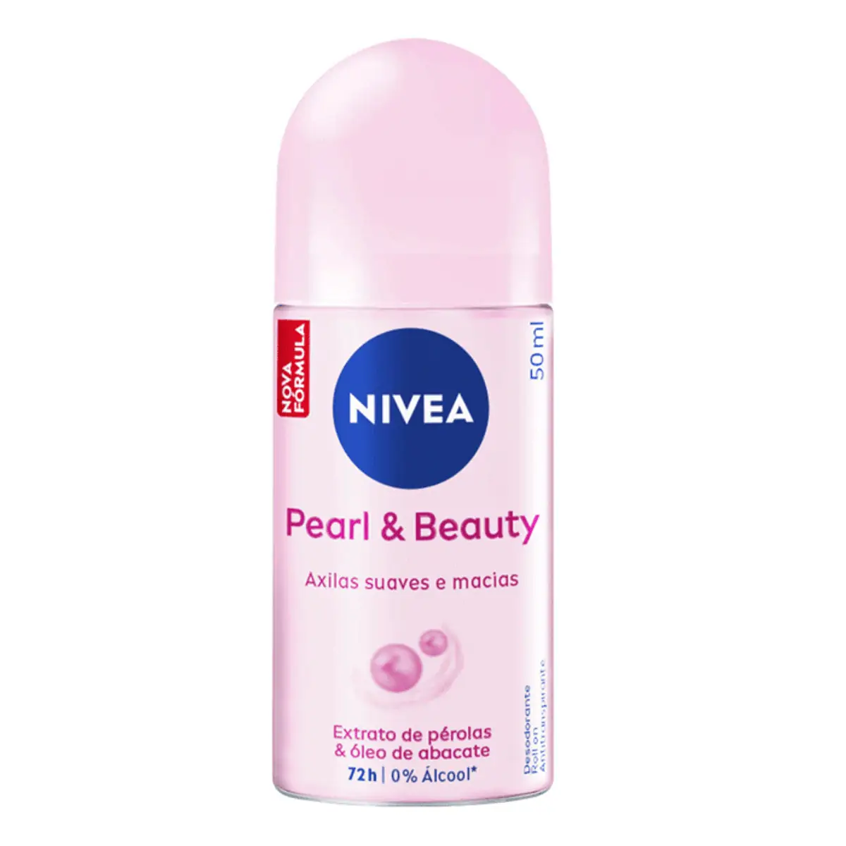 DESODORANTE ROLL ON NIVEA FEMININO PEARL E BEAUTY 50ML