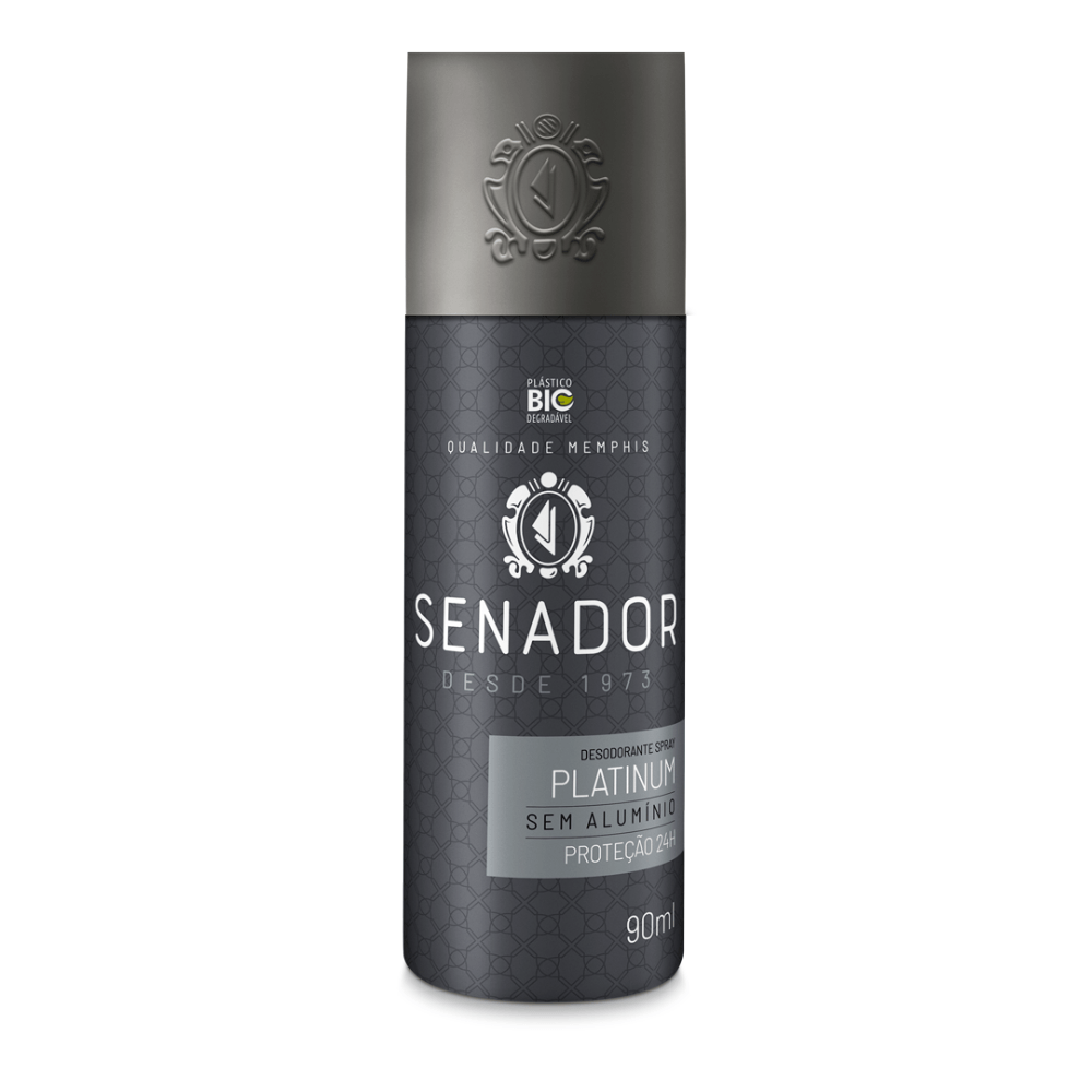 DESODORANTE SPRAY SENADOR PLATINUM 90ML