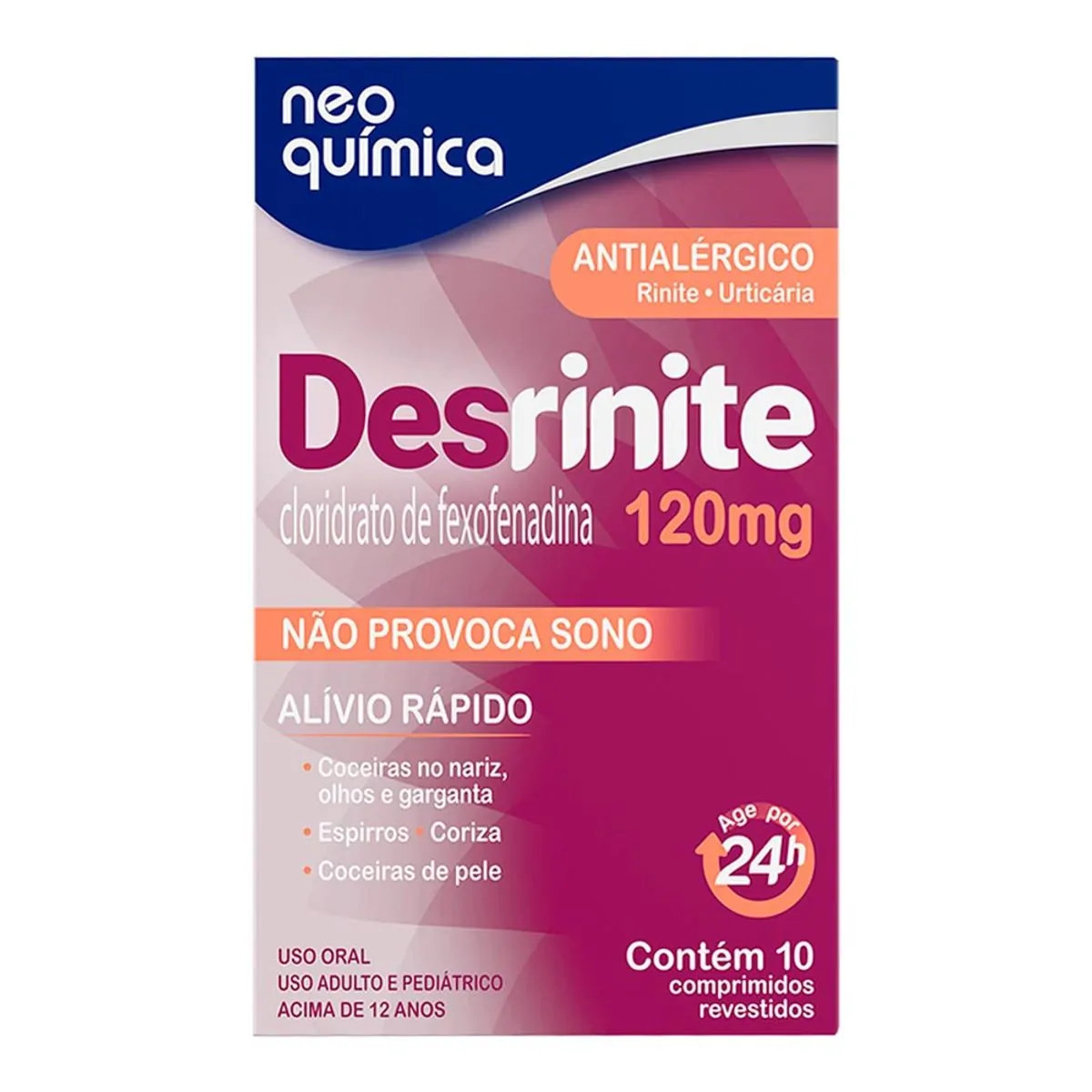 DESRINITE 120MG CAIXA COM 10 COMPRIMIDOS