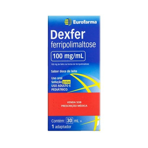 DEXFER 100MG/ML SOLUCAO GOTAS FRASCO COM 30ML E ADAPTADOR