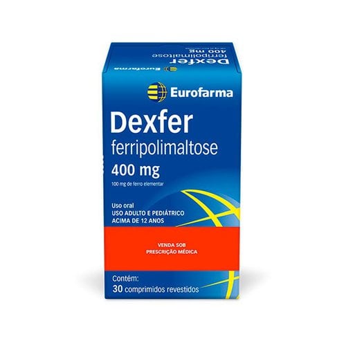 Thumbnail de DEXFER 400MG CAIXA COM 30 COMPRIMIDOS REVESTIDOS