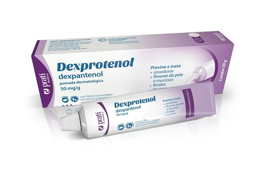 DEXPROTENOL 50MG/G POMADA DERMATOLOGICA BISNAGA COM 30G