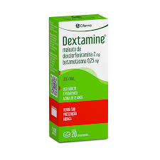 DEXTAMINE 2MG+0,25MG CAIXA COM 20 COMPRIMIDOS