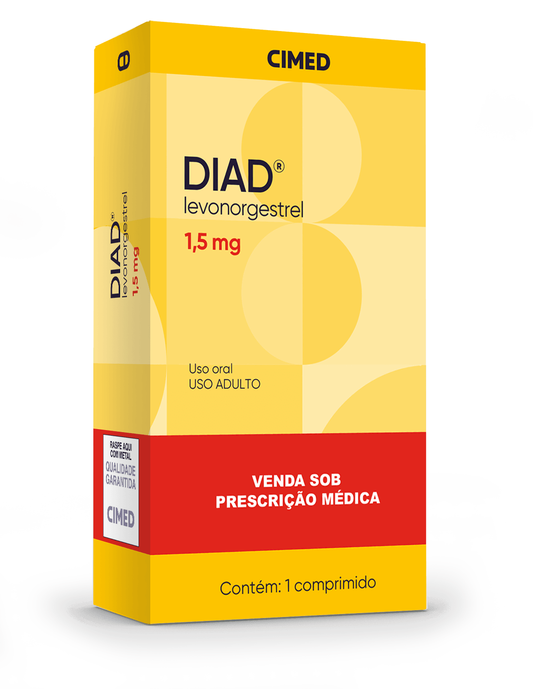Thumbnail de DIAD 1.5MG CIMED CAIXA COM 1 COMPRIMIDO