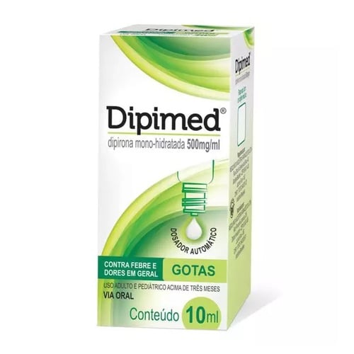 DIPIMED 500MG/ML SOLUCAO ORAL FRASCO COM 10ML