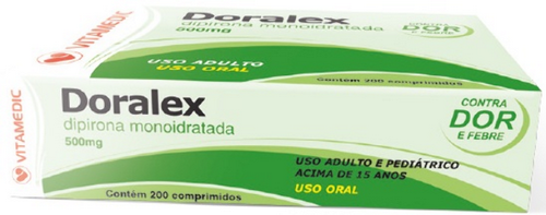 DORALEX 500MG CARTELA COM 10 COMPRIMIDOS