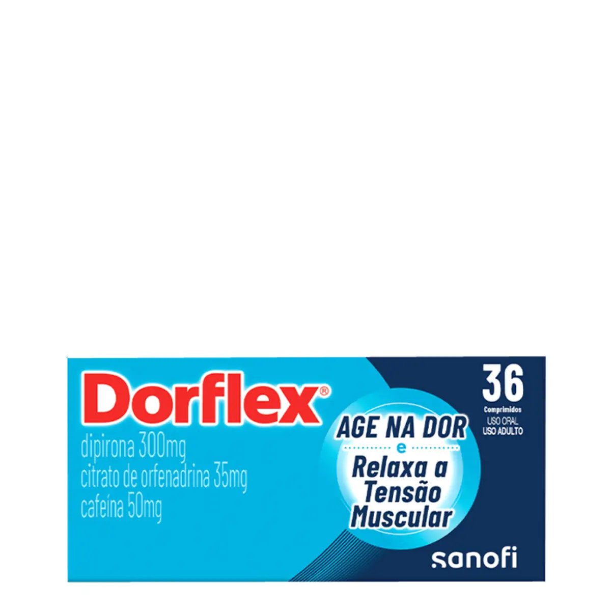 DORFLEX 300MG+35MG+50MG CAIXA COM 36 COMPRIMIDOS